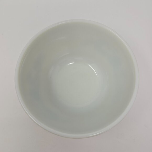 Pyrex 402 Homestead 1.5 Qt Speckled Mixing Bowl Beige with Blue Floral - Picture 12 of 13